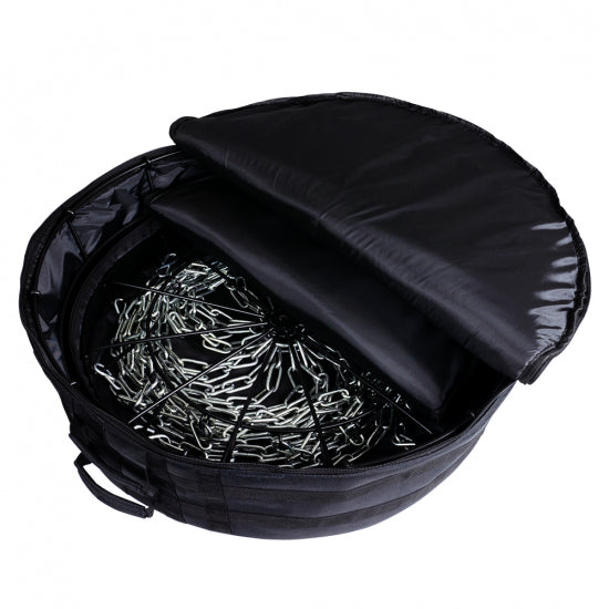 MVP Black Hole Lite Portable Disc Golf Basket With Transit Carrying Case