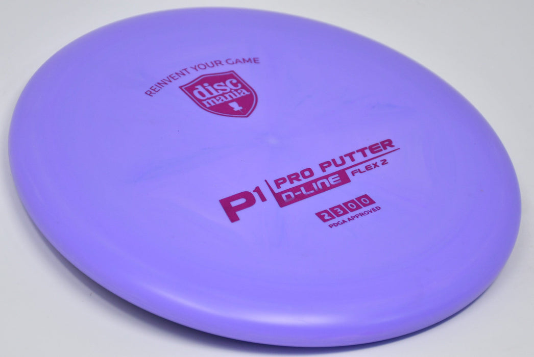 Buy Purple Discmania D-Line Flex 2 P1 Putt and Approach Disc Golf Disc (Frisbee Golf Disc) at Skybreed Discs Online Store