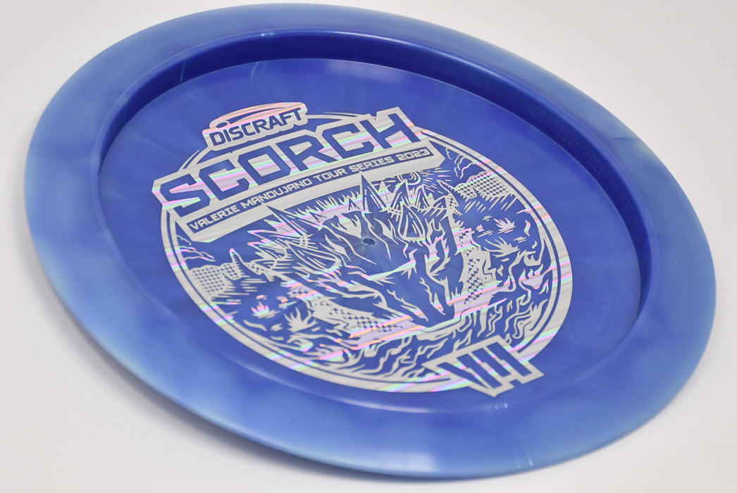 Buy Purple Discraft ESP Swirl Scorch Valerie Mandujano Tour Series 2023 Distance Driver Disc Golf Disc (Frisbee Golf Disc) at Skybreed Discs Online Store