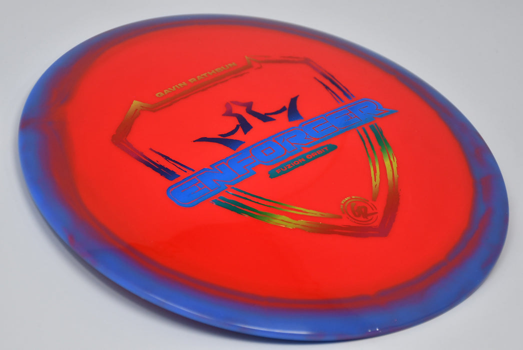 Buy Red Dynamic Fuzion Orbit Enforcer Gavin Rathbun 2023 Distance Driver Disc Golf Disc (Frisbee Golf Disc) at Skybreed Discs Online Store
