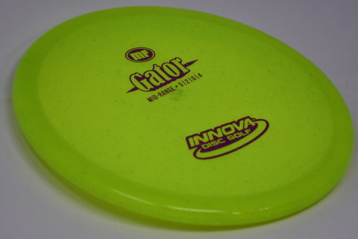 Buy Yellow Innova Metal Flake Gator Midrange Disc Golf Disc (Frisbee Golf Disc) at Skybreed Discs Online Store