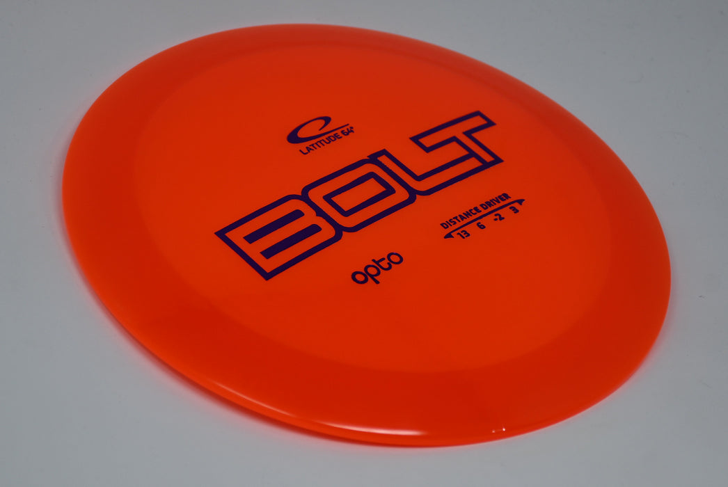 Buy Orange Latitude 64 Opto Bolt Distance Driver Disc Golf Disc (Frisbee Golf Disc) at Skybreed Discs Online Store