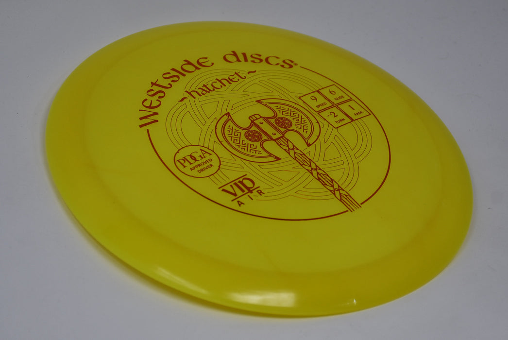 Buy Yellow Westside VIP Air Hatchet Fairway Driver Disc Golf Disc (Frisbee Golf Disc) at Skybreed Discs Online Store