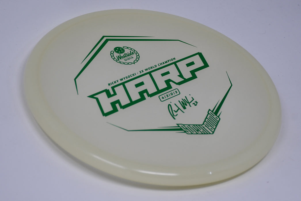 Buy White Westside Moonshine Harp Ricky Wysocki 2x Signature Putt and Approach Disc Golf Disc (Frisbee Golf Disc) at Skybreed Discs Online Store