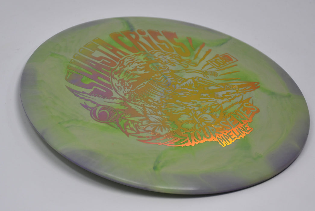 Buy Green DGA Swirly ProLine Pipeline Shasta Criss Tour Series 2022 Fairway Driver Disc Golf Disc (Frisbee Golf Disc) at Skybreed Discs Online Store