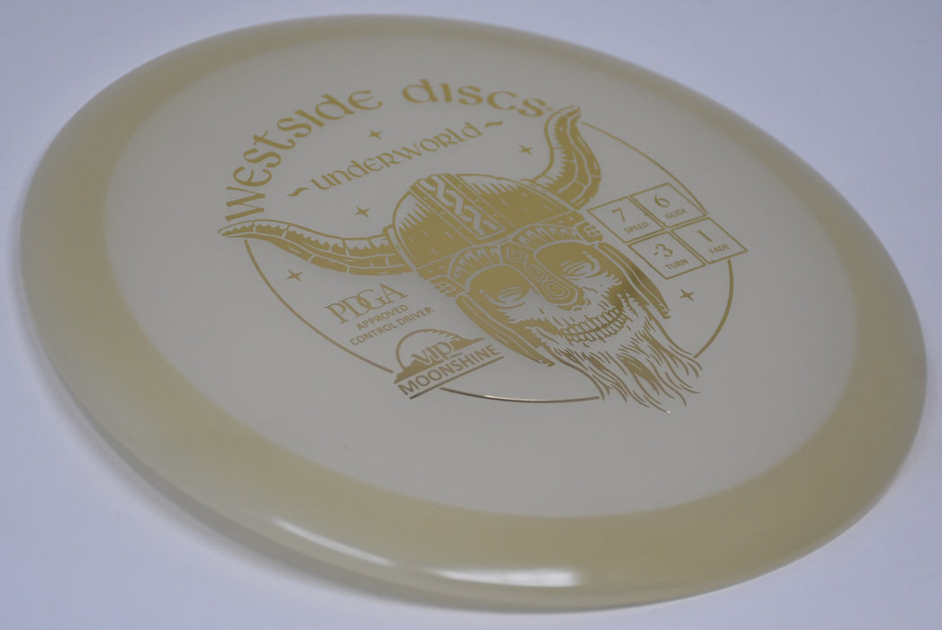 Buy White Westside Moonshine Underworld Fairway Driver Disc Golf Disc (Frisbee Golf Disc) at Skybreed Discs Online Store