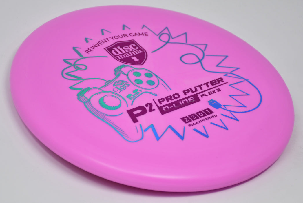Buy Pink Discmania D-Line Flex 2 P2 Lore Controller Putt and Approach Disc Golf Disc (Frisbee Golf Disc) at Skybreed Discs Online Store
