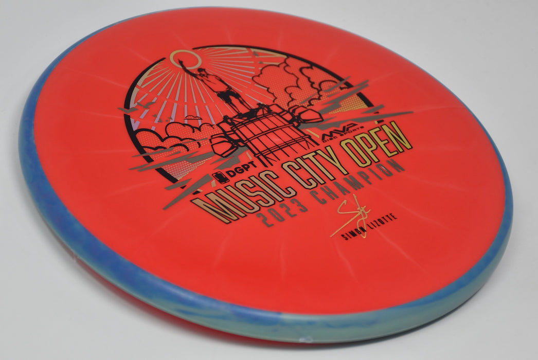 Buy Red Axiom Fission Proxy Simon Lizotte Music City Open 2023 Champion Putt and Approach Disc Golf Disc (Frisbee Golf Disc) at Skybreed Discs Online Store