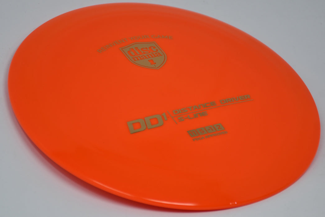 Buy Orange Discmania S-Line DD1 Distance Driver Disc Golf Disc (Frisbee Golf Disc) at Skybreed Discs Online Store