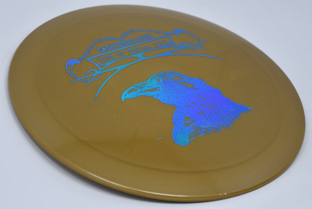 Buy Brown Infinite Discs I-Blend Pharaoh Erika Stinchcomb - The Raven Distance Driver Disc Golf Disc (Frisbee Golf Disc) at Skybreed Discs Online Store