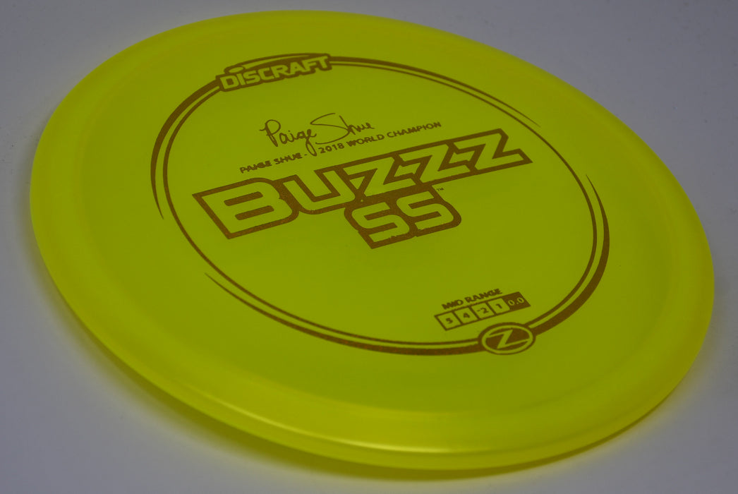 Buy Yellow Discraft Z Buzzz SS Paige Shue Signature Midrange Disc Golf Disc (Frisbee Golf Disc) at Skybreed Discs Online Store