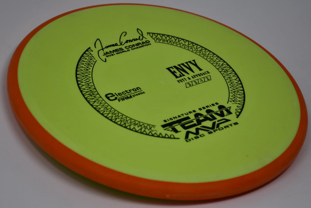 Buy Yellow Axiom Electron Firm Envy James Conrad Signature Putt and Approach Disc Golf Disc (Frisbee Golf Disc) at Skybreed Discs Online Store