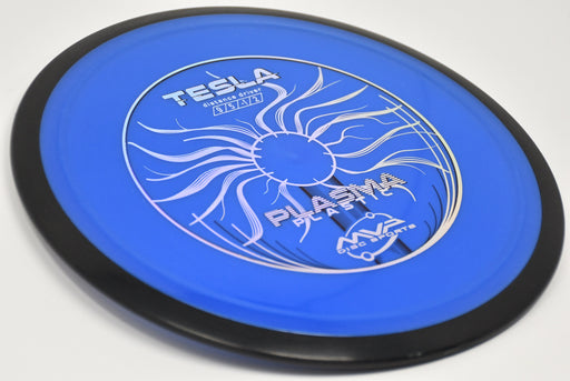 Buy Blue MVP Plasma Tesla Fairway Driver Disc Golf Disc (Frisbee Golf Disc) at Skybreed Discs Online Store