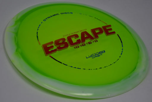 Buy Yellow Dynamic Lucid Ice Orbit Escape Fairway Driver Disc Golf Disc (Frisbee Golf Disc) at Skybreed Discs Online Store