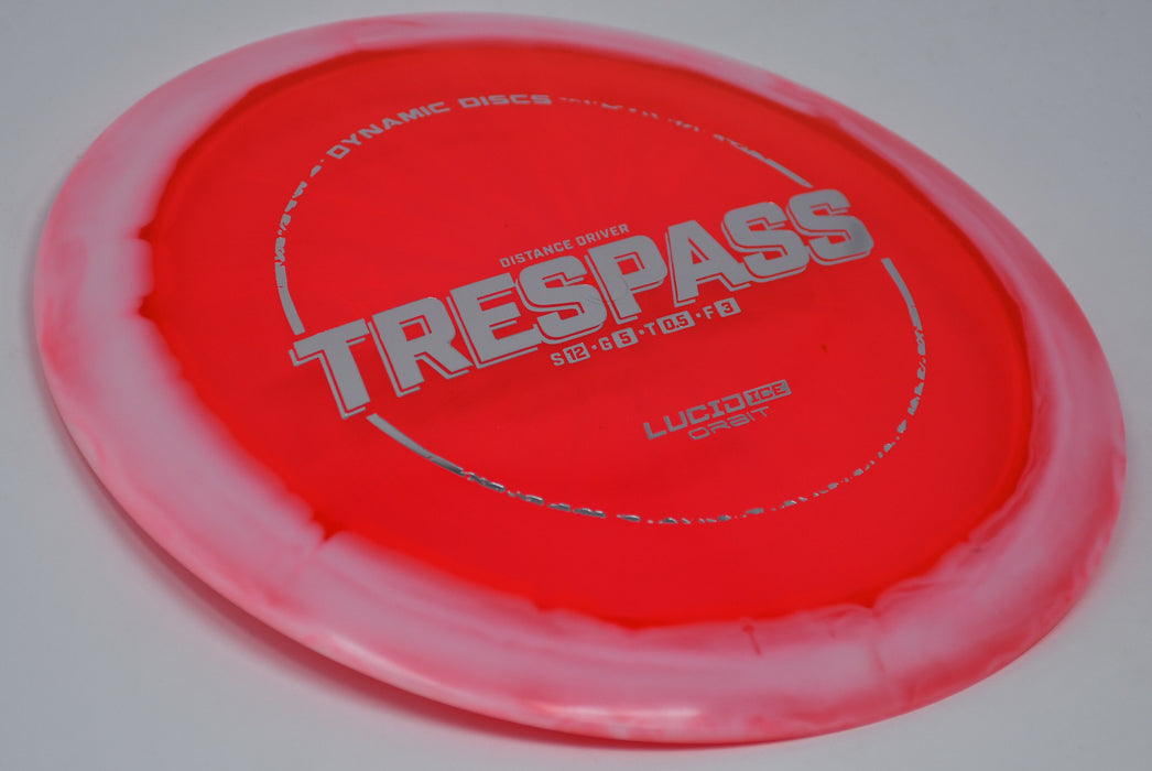 Buy Red Dynamic Lucid Ice Orbit Trespass Distance Driver Disc Golf Disc (Frisbee Golf Disc) at Skybreed Discs Online Store