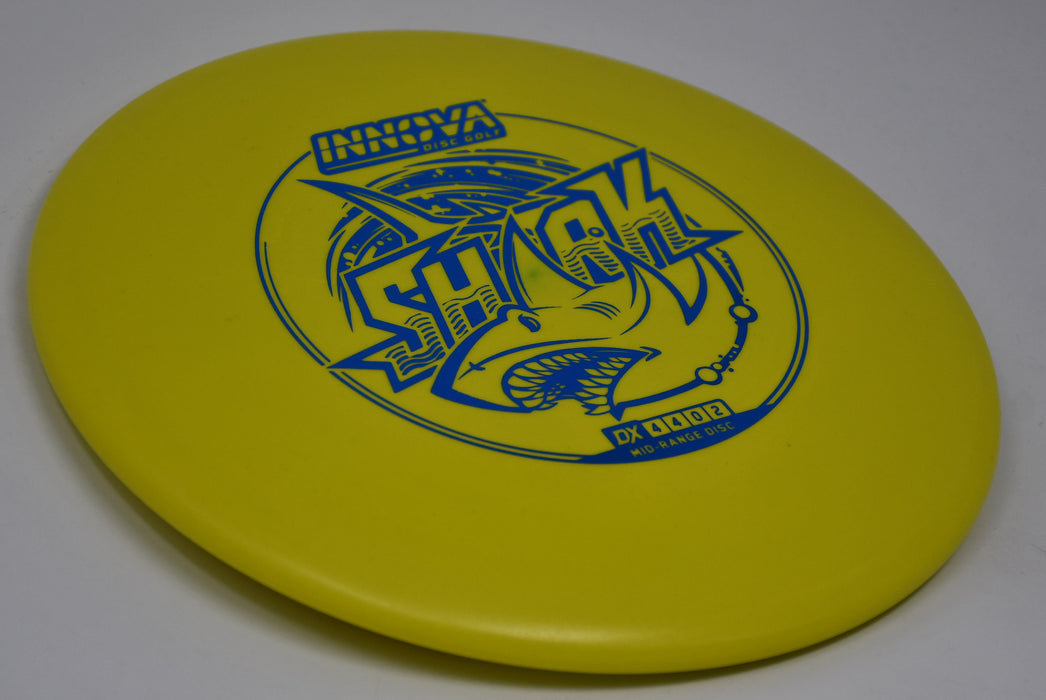 Buy Yellow Innova DX Shark Midrange Disc Golf Disc (Frisbee Golf Disc) at Skybreed Discs Online Store