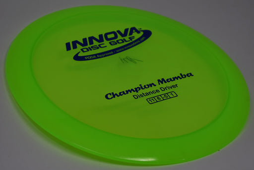Buy Yellow Innova Champion Mamba Distance Driver Disc Golf Disc (Frisbee Golf Disc) at Skybreed Discs Online Store