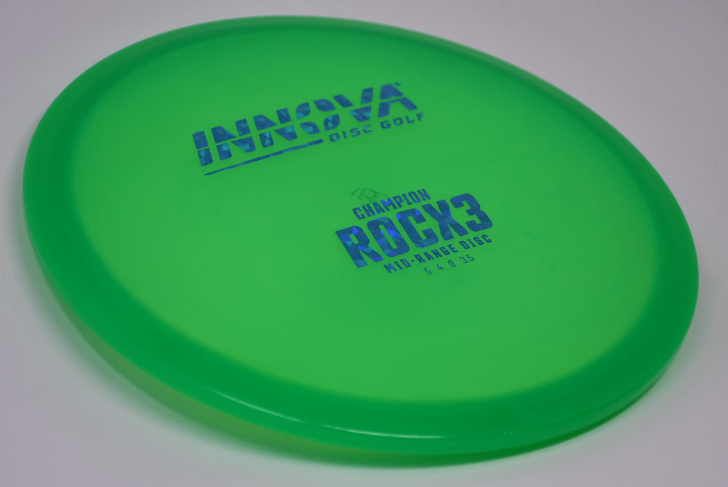 Buy Green Innova Champion RocX3 Midrange Disc Golf Disc (Frisbee Golf Disc) at Skybreed Discs Online Store