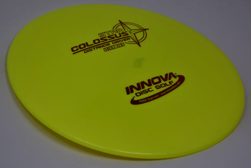 Buy Yellow Innova Star Colossus Distance Driver Disc Golf Disc (Frisbee Golf Disc) at Skybreed Discs Online Store