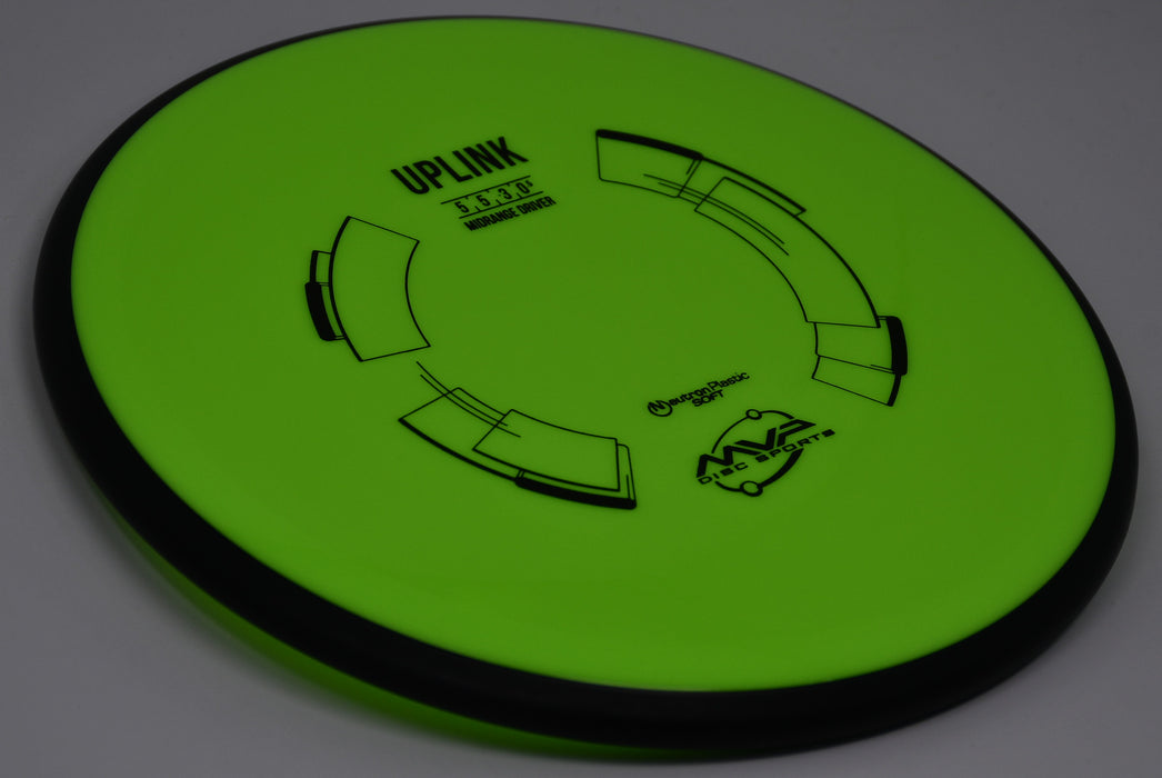 Buy Green MVP Neutron Soft Uplink Midrange Disc Golf Disc (Frisbee Golf Disc) at Skybreed Discs Online Store