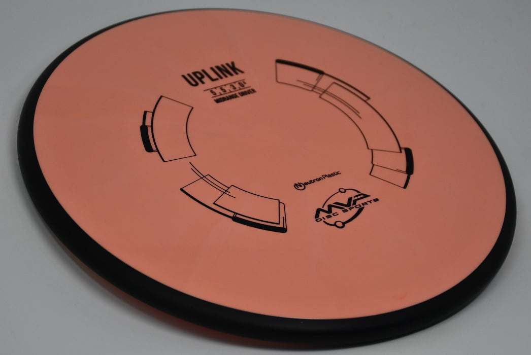 Buy Pink MVP Neutron Uplink Midrange Disc Golf Disc (Frisbee Golf Disc) at Skybreed Discs Online Store