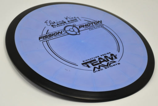 Buy Blue MVP Fission Photon Elaine King 5x Signature Distance Driver Disc Golf Disc (Frisbee Golf Disc) at Skybreed Discs Online Store