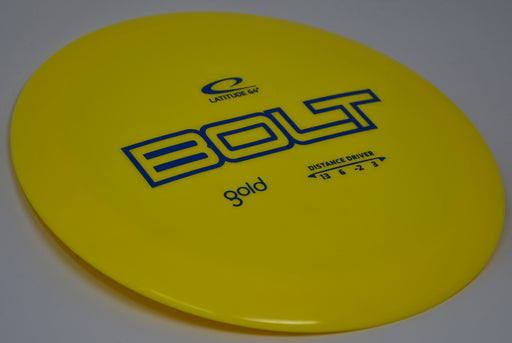 Buy Yellow Latitude 64 Gold Bolt Distance Driver Disc Golf Disc (Frisbee Golf Disc) at Skybreed Discs Online Store