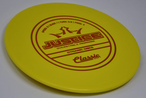 Buy Yellow Dynamic Classic Soft Justice Midrange Disc Golf Disc (Frisbee Golf Disc) at Skybreed Discs Online Store
