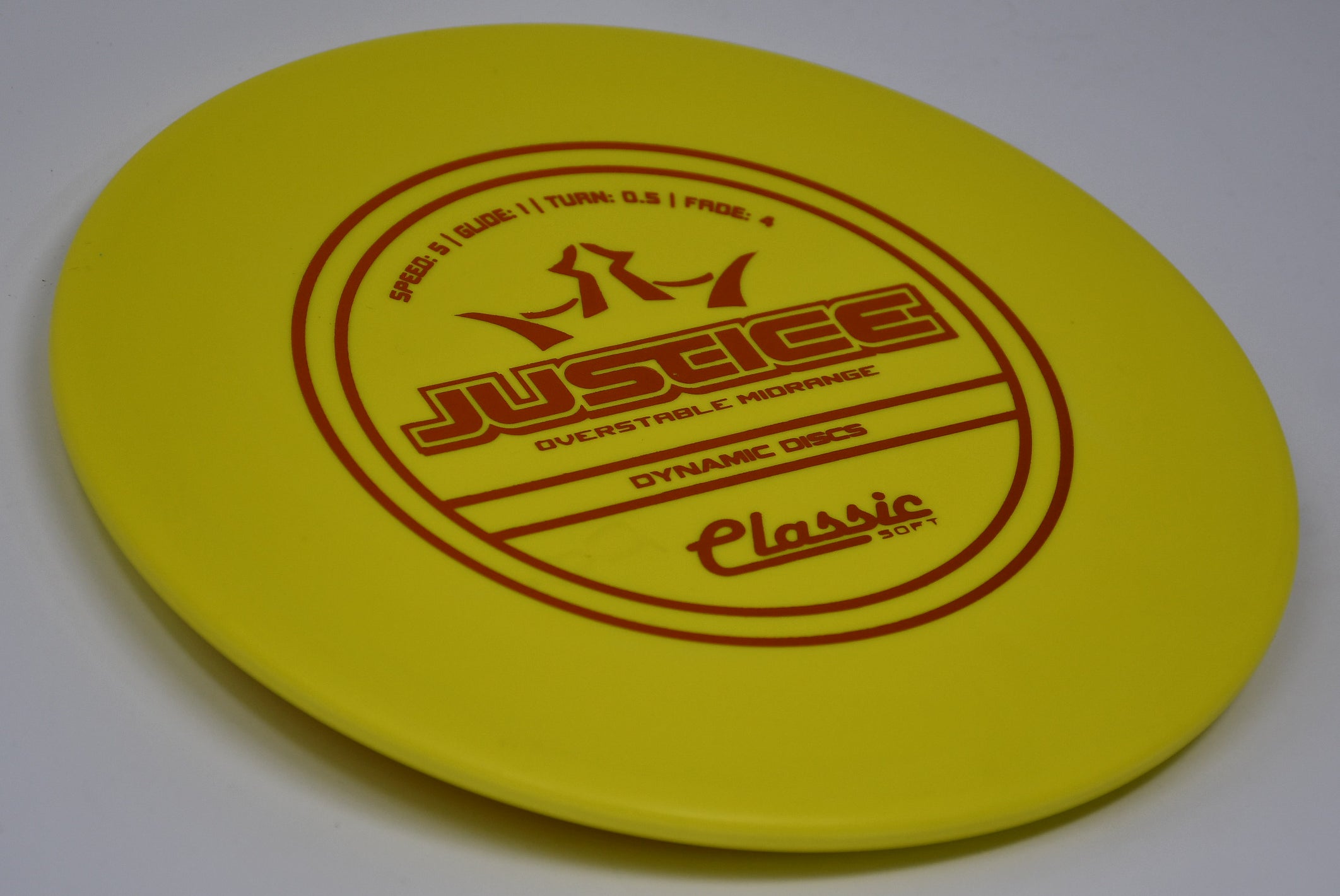 Dynamic Discs Classic Soft Justice Midrange Disc Golf Disc — Skybreed Discs