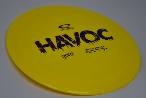 Buy Yellow Latitude 64 Gold Havoc Distance Driver Disc Golf Disc (Frisbee Golf Disc) at Skybreed Discs Online Store