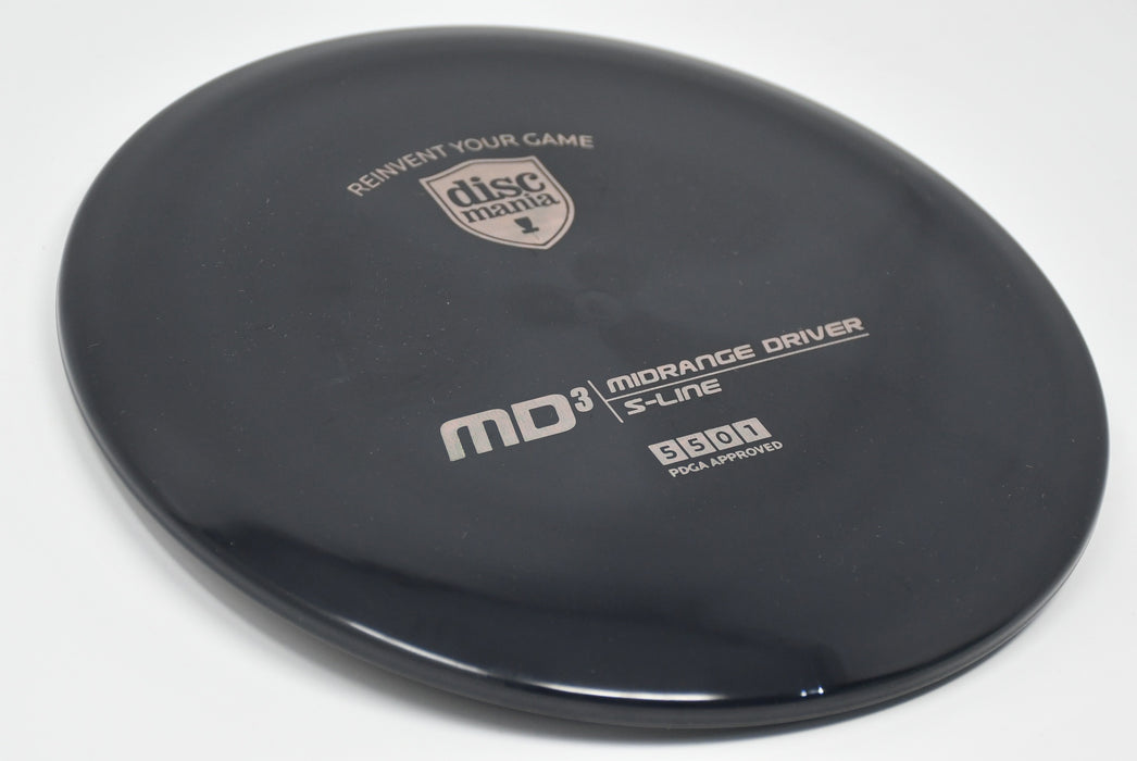 Buy Black Discmania S-Line MD3 Midrange Disc Golf Disc (Frisbee Golf Disc) at Skybreed Discs Online Store