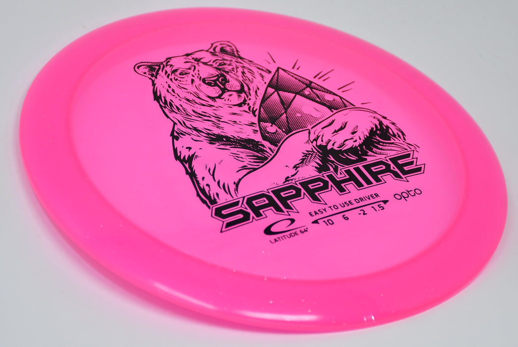 Buy Pink Latitude 64 Opto Sapphire Distance Driver Disc Golf Disc (Frisbee Golf Disc) at Skybreed Discs Online Store