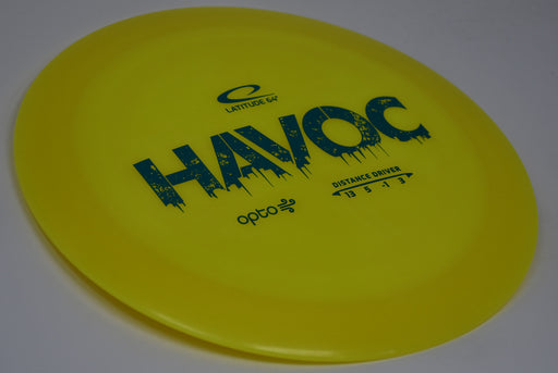 Buy Yellow Latitude 64 Opto Air Havoc Distance Driver Disc Golf Disc (Frisbee Golf Disc) at Skybreed Discs Online Store
