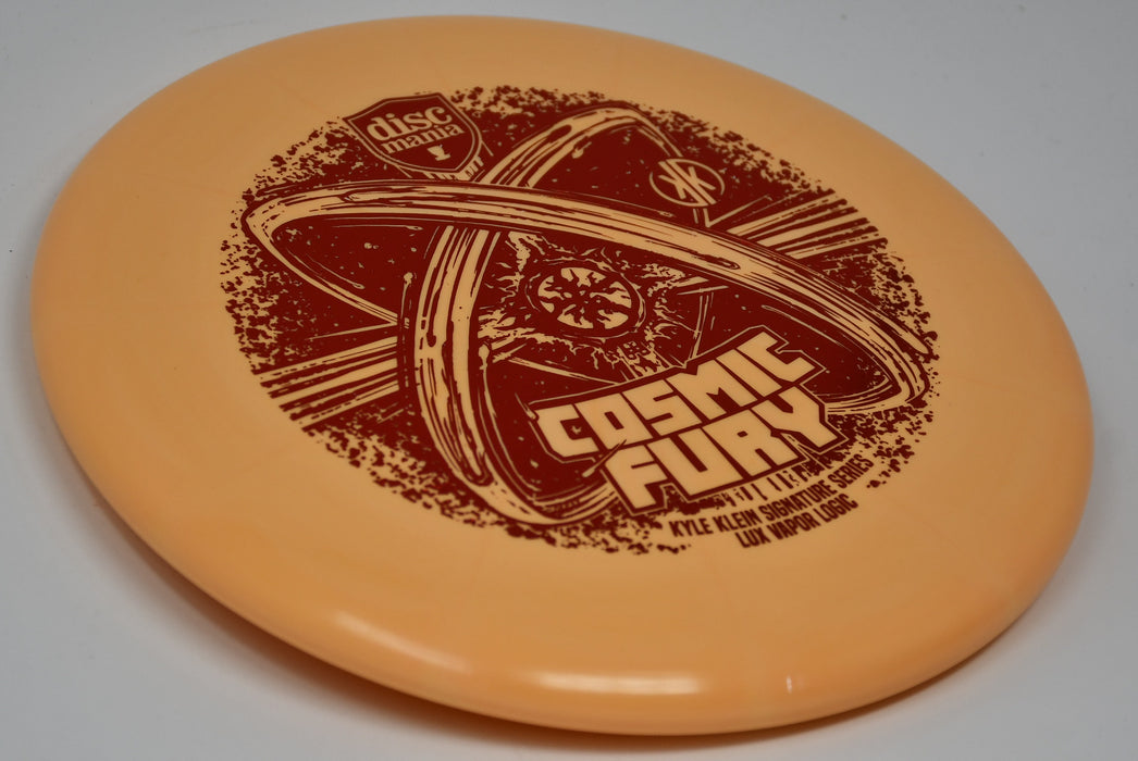 Buy Orange Discmania Lux Vapor Logic Cosmic Fury - Kyle Klein Signature Series Putt and Approach Disc Golf Disc (Frisbee Golf Disc) at Skybreed Discs Online Store