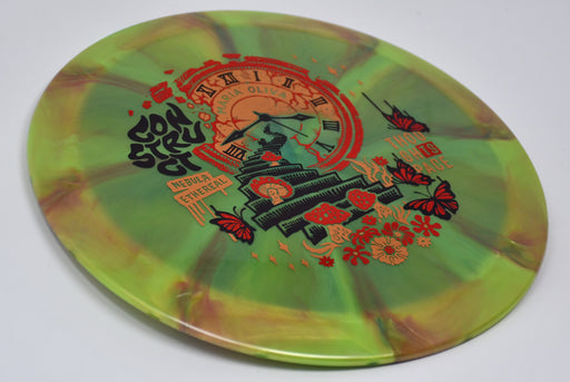 Buy Green Thought Space Nebula Ethereal Construct Maria Oliva Distance Driver Disc Golf Disc (Frisbee Golf Disc) at Skybreed Discs Online Store