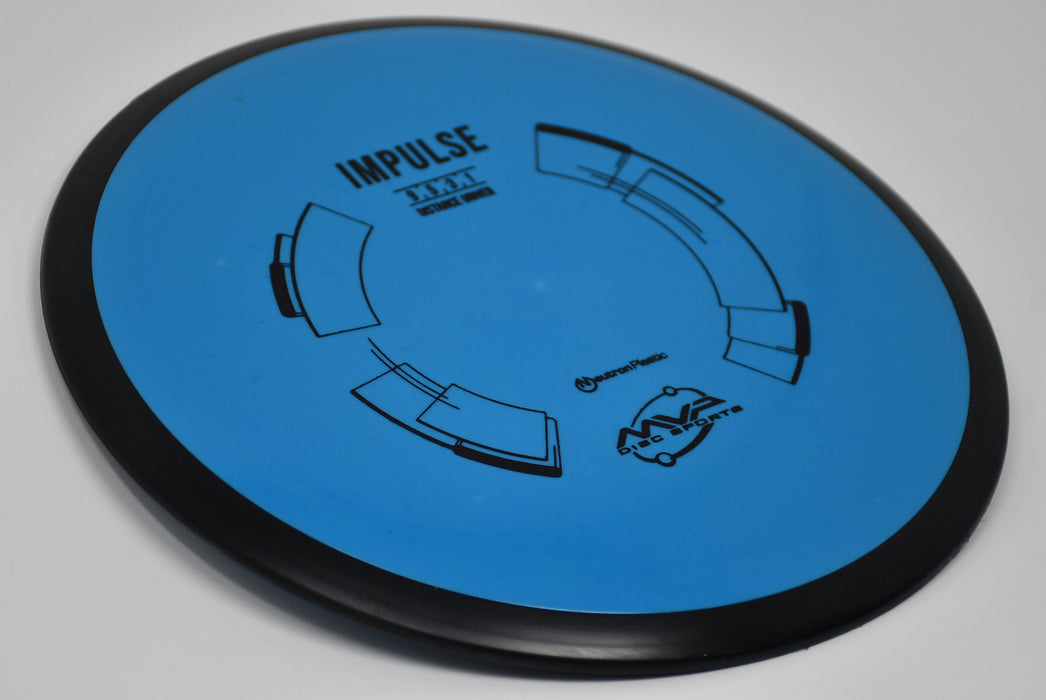 Buy Blue MVP Neutron Impulse Distance Driver Disc Golf Disc (Frisbee Golf Disc) at Skybreed Discs Online Store