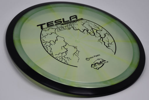 Buy Yellow MVP Proton Tesla Fairway Driver Disc Golf Disc (Frisbee Golf Disc) at Skybreed Discs Online Store