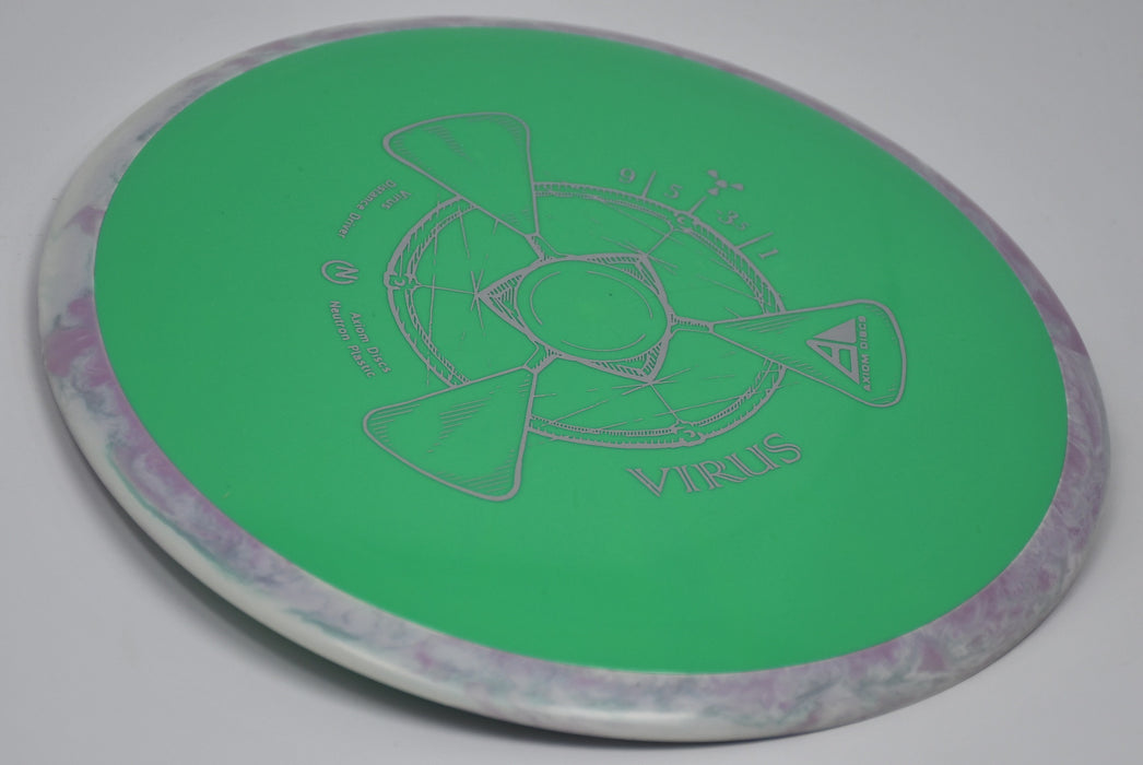 Buy Green Axiom Neutron Virus Distance Driver Disc Golf Disc (Frisbee Golf Disc) at Skybreed Discs Online Store