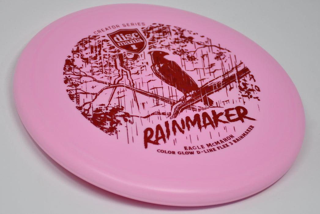 Buy Pink Discmania Color Glow D-Line Flex 3 Rainmaker 2023 Putting World Champion Putt and Approach Disc Golf Disc (Frisbee Golf Disc) at Skybreed Discs Online Store