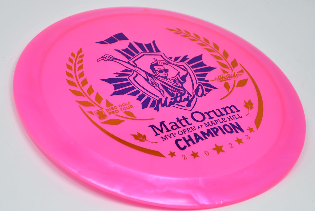 Buy Pink Westside VIP-X Chameleon Stag Matt Orum MVP Open Champion 2023 Fairway Driver Disc Golf Disc (Frisbee Golf Disc) at Skybreed Discs Online Store