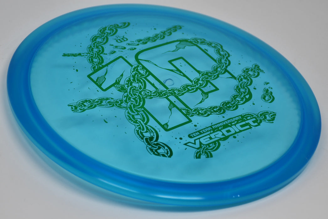 Buy Blue Dynamic Lucid Ice Verdict 10 Year Anniversary Midrange Disc Golf Disc (Frisbee Golf Disc) at Skybreed Discs Online Store
