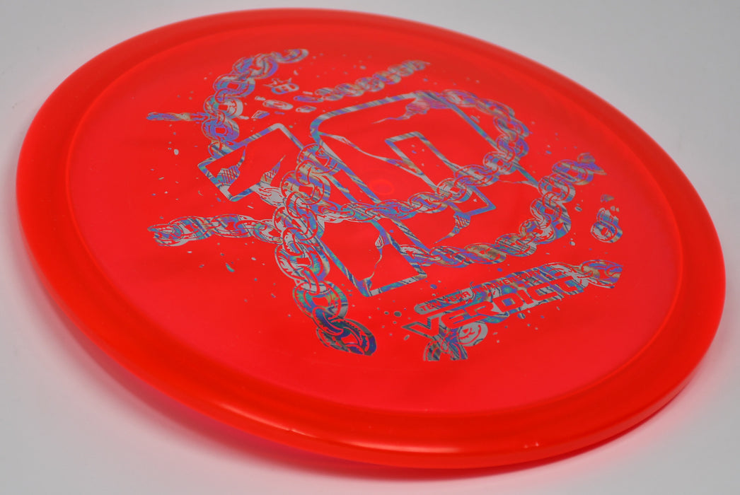 Buy Red Dynamic Lucid Ice Verdict 10 Year Anniversary Midrange Disc Golf Disc (Frisbee Golf Disc) at Skybreed Discs Online Store