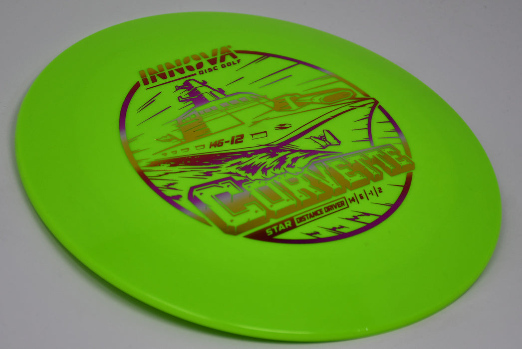 Buy Green Innova Star Corvette Distance Driver Disc Golf Disc (Frisbee Golf Disc) at Skybreed Discs Online Store