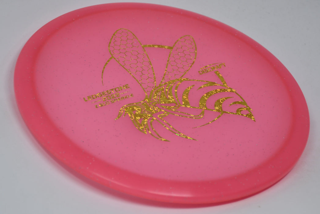 Buy Pink Discraft LE Z Glo Sparkle Buzzz Ledgestone 2022 Midrange Disc Golf Disc (Frisbee Golf Disc) at Skybreed Discs Online Store