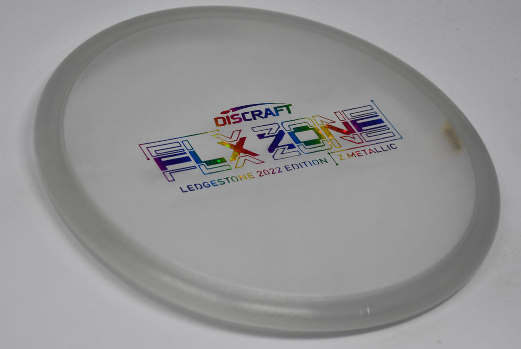 Buy Clear Discraft LE Z Metallic FLX Zone Ledgestone 2022 Putt and Approach Disc Golf Disc (Frisbee Golf Disc) at Skybreed Discs Online Store