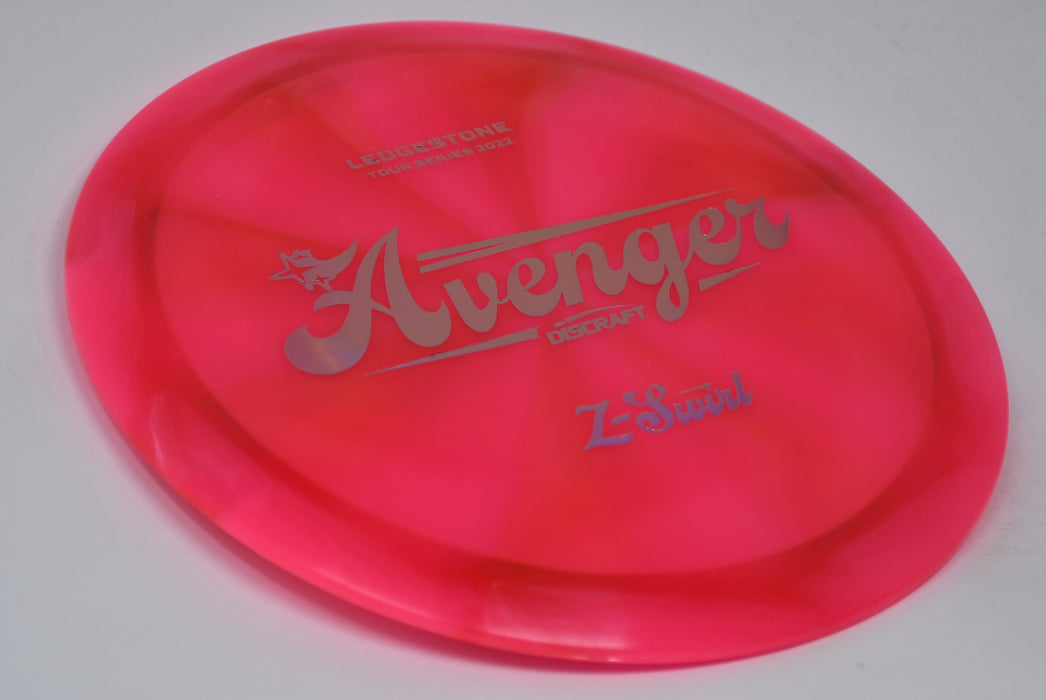 Buy Pink Discraft LE Z Swirl Tour Series Avenger Ledgestone 2022 Distance Driver Disc Golf Disc (Frisbee Golf Disc) at Skybreed Discs Online Store