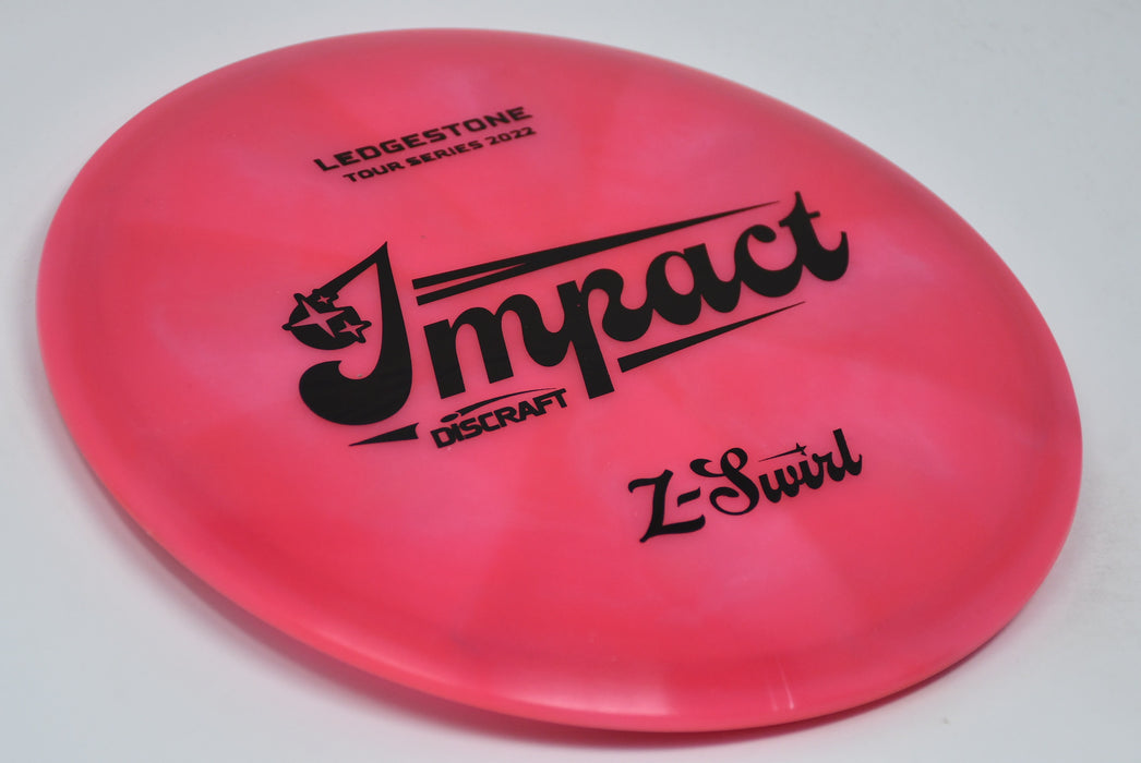 Buy Pink Discraft LE Z Swirl Tour Series Impact Ledgestone 2022 Midrange Disc Golf Disc (Frisbee Golf Disc) at Skybreed Discs Online Store