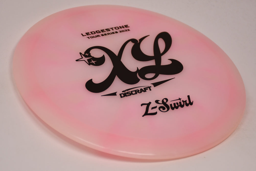 Buy Pink Discraft LE Z Swirl Tour Series XL Ledgestone 2022 Fairway Driver Disc Golf Disc (Frisbee Golf Disc) at Skybreed Discs Online Store