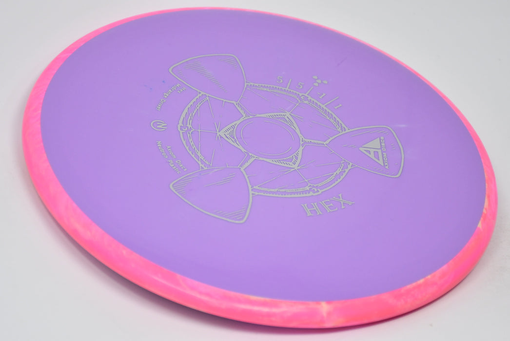 Buy Purple Axiom Neutron Hex Midrange Disc Golf Disc (Frisbee Golf Disc) at Skybreed Discs Online Store