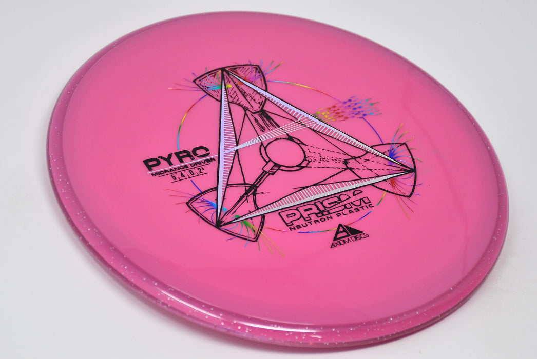 Buy Purple Axiom Prism Neutron Pyro Midrange Disc Golf Disc (Frisbee Golf Disc) at Skybreed Discs Online Store